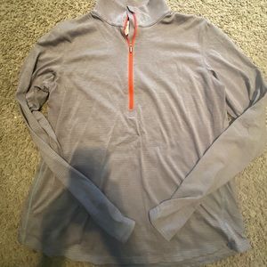 UA heat gear half zip long sleeve